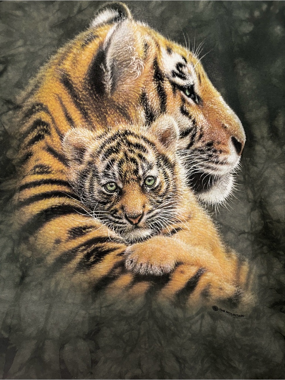 THE MOUNTAIN CHERISHED TIGER & CUB TIE DYE TEE - Picture 6 of 6